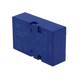 Relay: electromagnetic | SPST-NO x4 + SPST-NC x4 | Ucoil: 24VDC | 6A