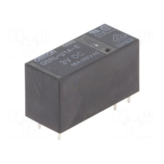 Relay: electromagnetic | SPST | Ucoil: 3VDC | 16A/250VAC | 16A/24VDC