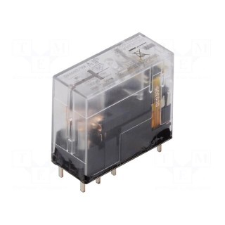 Relay: electromagnetic | DPDT | 24VDC | Icontacts max: 8A | max.240VAC