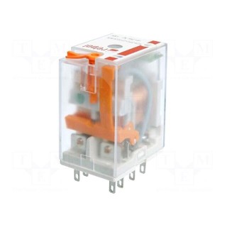 Relay: electromagnetic | DPDT | Ucoil: 120VAC | 12A/250VAC | 12A/24VDC