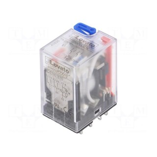 Relay: electromagnetic | DPDT | Ucoil: 12VDC | 7A/250VAC | 7A/30VDC | 7A
