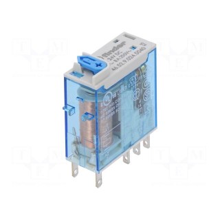 Relay: electromagnetic | DPDT | Ucoil: 24VDC | 8A/250VAC | 8A/30VDC