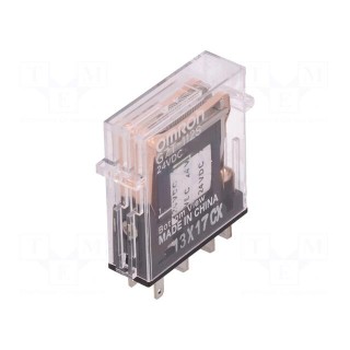 Relay: electromagnetic | SPDT | Ucoil: 24VDC | 2A/220VAC | 5A/24VDC | 5A