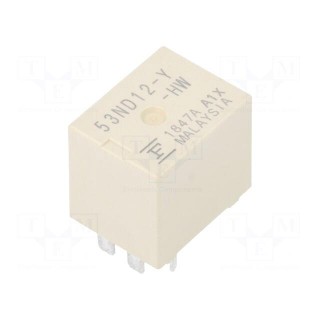 Relay: electromagnetic | 1 Form U | Ucoil: 12VDC | 40A | Mounting: PCB