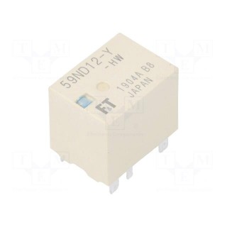 Relay: electromagnetic | 1 Form U | Ucoil: 12VDC | 60A | Mounting: PCB