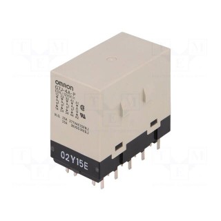 Relay: electromagnetic | 4PST-NO | Ucoil: 12VDC | 25A | Series: G7J | PCB