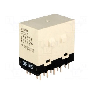 Relay: electromagnetic | 4PST-NO | Ucoil: 24VDC | 25A | Series: G7J | PCB