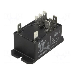 Relay: electromagnetic | DPDT | Ucoil: 12VDC | 30A | Series: T92 | 86Ω