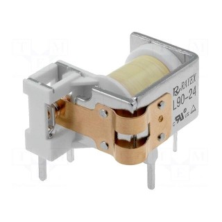 Relay: electromagnetic | SPDT | Ucoil: 24VDC | 30A | Series: L90 | 900mW
