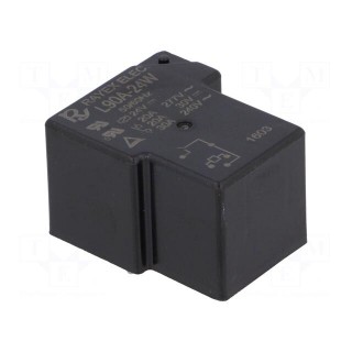 Relay: electromagnetic | SPST-NO | Ucoil: 24VDC | 30A | Series: L90 | PCB
