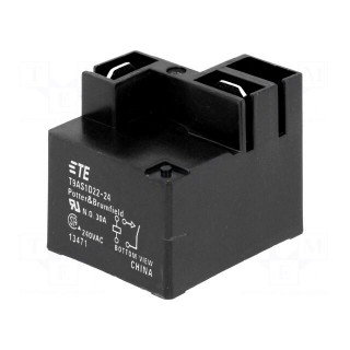 Relay: electromagnetic | SPST-NO | Ucoil: 24VDC | 30A | Series: T9A