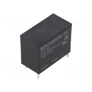 Relay: electromagnetic | SPST-NO | Ucoil: 5VDC | 32A | Mounting: PCB