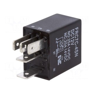 Relay: electromagnetic | SPDT | Ucoil: 12VDC | 25A | automotive | 1.5W