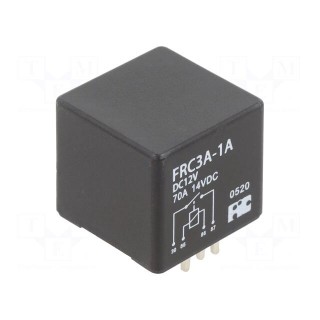 Relay: electromagnetic | SPST-NO | Ucoil: 12VDC | 70A | automotive