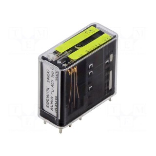 Relay: electromagnetic | DPDT | Ucoil: 24VDC | 6A | socket | Series: RCI