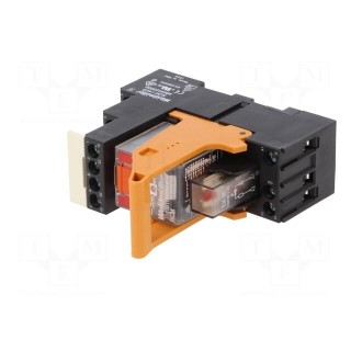 Relay: interface | 4PDT | Ucoil: 230VAC | 6A | 6A/240VAC | Mounting: DIN