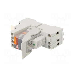 Relay: interface | 4PDT | Ucoil: 230VAC | for DIN rail mounting