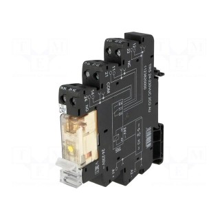 Relay: interface | DPDT | Ucntrl: 24÷230VAC,24÷230VDC | 8A