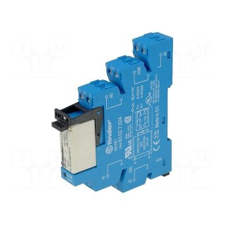 Relay: interface | DPDT | Ucoil: 60VDC | 8A | 8A/250VAC | 8A/30VDC | IP20