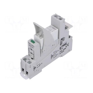Relay: interface | SPDT | Ucoil: 12VDC | 16A | 16A/250VAC | 16A/24VDC
