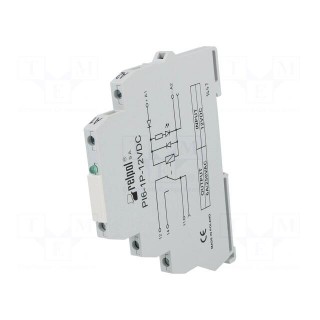 Relay: interface | SPDT | Ucoil: 12VDC | 6A | SPDT | 6A/230VAC | 6A/24VDC