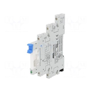 Relay: interface | SPDT | Ucoil: 48VDC | 6A | 6A/250VAC | 6A/30VDC | IP20