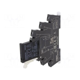 Relay: interface | SPST-NO | Ucoil: 24VAC,24VDC | 3A | MOSFET | 3A/24VDC