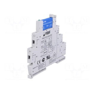 Relay: interface | SPST-NO | Ucoil: 24VDC | Ucoil: 24VAC | 1A | 1A/60VDC
