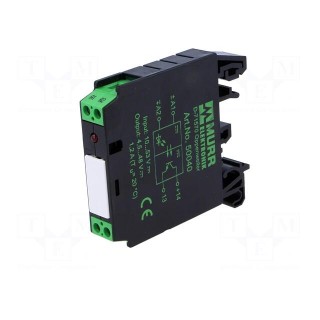 Relay: interface | Ucoil: 24VDC | transistor | Uswitch: 4.5÷53VDC