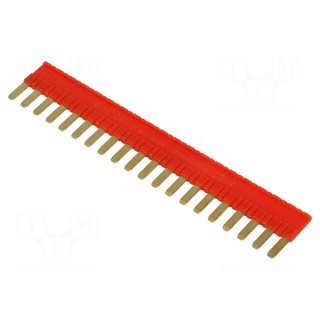 Connection bridge | 36A | Electr.connect: Push-in | OEM: 2608954 | red