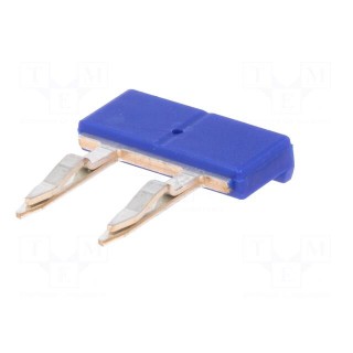 Connection bridge | PIN: 2 | 32A | Series: G2RV-SR,G3RV-SR | blue