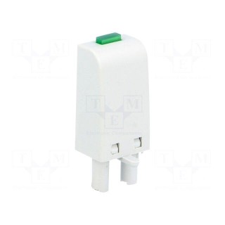 Signaling module | socket | Indication: LED | Colour: green | 6/24VAC