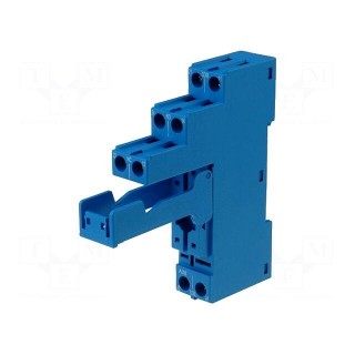 Socket | 10A | 250VAC | Mounting: DIN | Leads: screw terminals | IP20