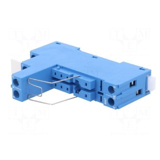 Socket | 10A | 250VAC | for DIN rail mounting | screw terminals | IP20