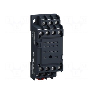 Socket | 7A | RXZS2 | for DIN rail mounting | screw terminals | Zelio
