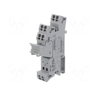 Socket | 8A | 300VAC | for DIN rail mounting | -40÷70°C | 86x54x15mm