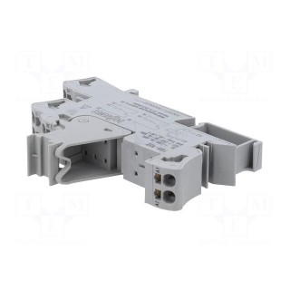 Socket | 8A | 300VAC | for DIN rail mounting | -40÷70°C | 86x54x15mm