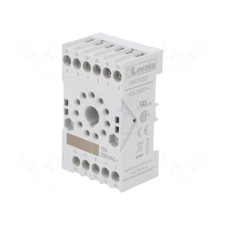 Socket | PIN: 11 | 10A | 250VAC | for DIN rail mounting | Series: HR70