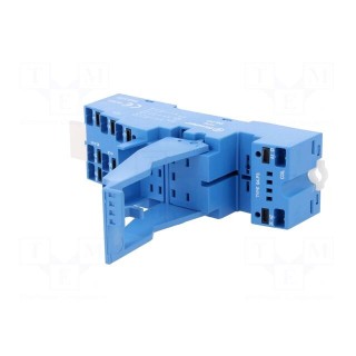 Socket | PIN: 11 | 10A | 250VAC | for DIN rail mounting | spring clamps