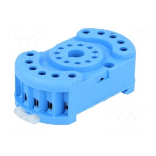 Socket | PIN: 11 | 10A | 250VAC | Mounting: DIN,on panel | Series: 60.13