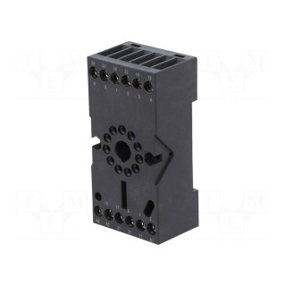 Socket | PIN: 11 | 10A | 250VAC | on panel,for DIN rail mounting