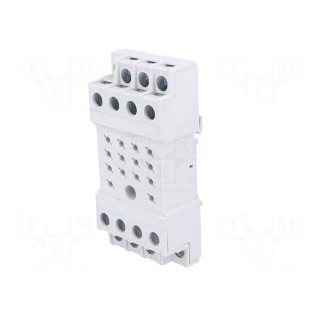 Socket | PIN: 14 | 10A | 250VAC | Mounting: DIN | Leads: screw terminals