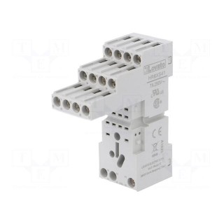 Socket | PIN: 14 | 10A | 250VAC | for DIN rail mounting | Series: HR60
