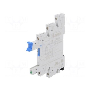 Socket | PIN: 5 | 10A | 250VAC | for DIN rail mounting