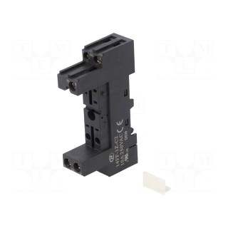 Socket | PIN: 5 | 10A | 250VAC | on panel,for DIN rail mounting