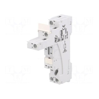 Socket | PIN: 5 | 12A | 300VAC | on panel,for DIN rail mounting
