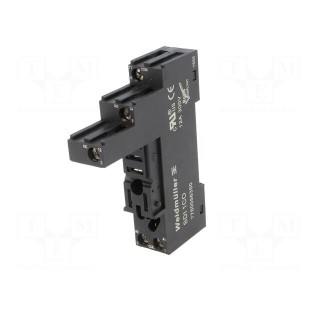 Socket | PIN: 5 | 12A | 300VAC | H: 80.2mm | W: 15.8mm | Mounting: DIN