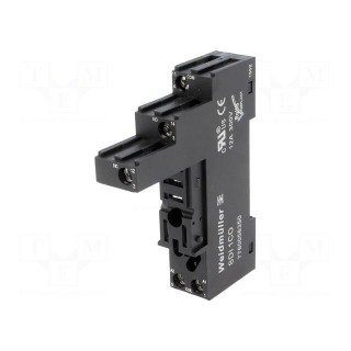 Socket | PIN: 5 | 12A | 300VAC | H: 80.2mm | W: 15.8mm | screw terminals