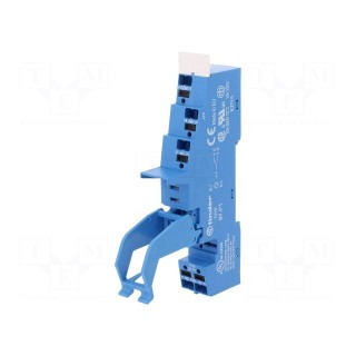 Socket | PIN: 5 | 16A | 250VAC | Mounting: DIN | Leads: spring clamps