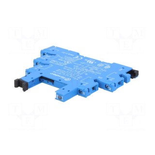 Socket | PIN: 5 | 6A | 250VAC | for DIN rail mounting | screw terminals